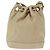 Borsa a Spalla con Catena CHANEL in Pelle Avorio Oro CC Auth 157949A D'oro Crudo - vista 3