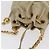 Borsa a Spalla con Catena CHANEL in Pelle Avorio Oro CC Auth 157949A D'oro Crudo - vista 6