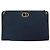 Borsa a Spalla in Tela Trotter Christian Dior Blu Navy Oro Auth BA9239 D'oro - vista 2