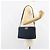 Borsa a Spalla in Tela Trotter Christian Dior Blu Navy Oro Auth BA9239 D'oro - vista 20