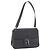 Borsa a Spalla Vala in Pelle Nera e Argento di Salvatore Ferragamo Auth BA9331 Nero