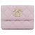 Billetera plegable rosa Chanel AP4084