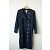 Céline Kleid aus marineblauer Wolle mit Schulterpolstern - Ansicht 6