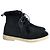 Stivaletti con lacci foderati in pelliccia Loro Piana Ylvi Walk Blu navy