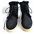 Stivaletti con lacci foderati in pelliccia Loro Piana Ylvi Walk Blu navy - vista 2