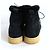 Stivaletti con lacci foderati in pelliccia Loro Piana Ylvi Walk Blu navy - vista 3