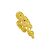Autre Marque Anello 'volute' in oro giallo. - vista 2