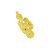Autre Marque Anello 'volute' in oro giallo. - vista 3