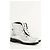Dior Silberne Leder Schnürstiefel - Ansicht 3