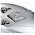 Autre Marque Anel de Safira e Diamantes Pavé Oval – Ouro Branco - vista 5
