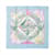 Garden Hermès Carré 90 "GIVERny" Seidentuch in Hellblau