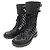Botas Largas de Piel de Ternera Christian Dior Negro - vista 3