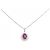 Autre Marque Collana in platino Rosso