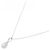 Autre Marque Au750 Diamond Necklace Silvery - view 2