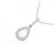 Autre Marque Au750 Diamond Necklace Silvery - view 3