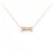 Autre Marque Collana in diamante in oro rosa Au750