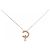 Autre Marque Collana in perle d'acqua dolce in oro rosa 750 con diamanti