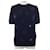 Hermès Top de punto Hermes Negro Azul