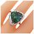 Autre Marque LuxUness Ouka Boulder Opal und Diamant Platinring Silber - Ansicht 3