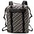 Dior Blau Oblique Canvas Safari Rucksack Marineblau