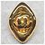 Orecchini a clip in tono oro Chanel Coco Mark 97P D'oro - vista 4