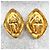 Orecchini a clip in tono oro Chanel Coco Mark 97P D'oro - vista 6