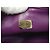 Chanel Coconing Vanity Case con Manico Superiore in Shearling Trapuntato Piccolo Porpora - vista 6