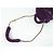 Chanel Coconing Vanity Case con Manico Superiore in Shearling Trapuntato Piccolo Porpora - vista 7