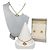 Set collana, orecchini e bracciale Christian Dior con scatola D'oro