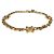 Bracciale Triomphe in tono oro con strass di Céline D'oro