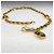 Bracciale Triomphe in tono oro con strass di Céline D'oro - vista 6