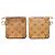 LOUIS VUITTON Pochette Trio Monogramma Gigante Inverso Marrone - vista 11