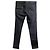 Jeans slim strappati a vita media in cotone nero Alexander Mcqueen - vista 2