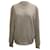 Bestickter Pullover AMI Paris aus beigem Kaschmir  - Ansicht 1