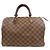 Borsa Boston Speedy Damier Louis Vuitton Marrone