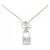 Collana Hermès Amulette Cadena in argento 925 Metallico