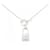 Hermès Amulette Cadena 925 Silver Necklace Silvery Metallic  - view 1