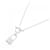 Hermès Amulette Cadena 925 Silver Necklace Silvery Metallic  - view 2