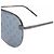 Occhiali da sole in metallo Louis Vuitton Clockwise Nero - vista 4