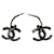 Chanel Coco Mark Earrings Silvery Metallic  - view 4