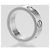 Cartier Love Classic Ring aus Pt950-Platin mit Diamanten, Größe 7 Silber Metallisch - Ansicht 3