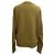 AMI de Coeur Rundhals-Cardigan aus grüner Wolle Khaki - Ansicht 3