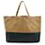 Céline Celine Horizontale Cabas Leder Tragetasche Braun Beige  - Ansicht 1