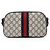 Borsa a tracolla Gucci GG Supreme Ophidia Small Marrone Beige - vista 3