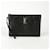 Saint Laurent Pochette per tablet con monogramma Nero  - vista 2