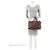 Louis Vuitton Damier Ebene Speedy 30 Tasche Braun - Ansicht 5