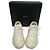 Baskets Amiri Bone Runner en cuir blanc - vue 8