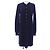 Timeless Chanel Kaschmir-Mix Kleid Blau Marineblau