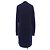 Timeless Chanel Kaschmir-Mix Kleid Blau Marineblau - Ansicht 2