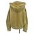 Felpa con cappuccio Marni FUMU012940 Verde Khaki Cotone Cachi - vista 2